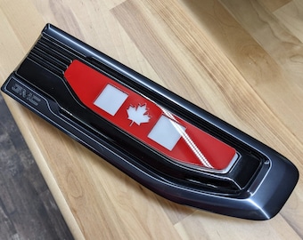 Canadian Flag Inserts Pair - Fits 2019-2024 GMC 1500