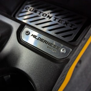Custom Edition Console Badge - Fits 2021 + Bronco