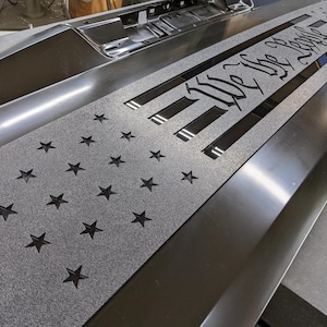 We The People Stars And Stripes Tailgate Applique - Fits 2017-2022 Ford® F250®, F350®, F450®