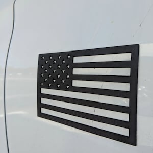 Cut Out Car/Truck American Flag Magnet - Thick Quality Stock -1/16" X 3075" X6"