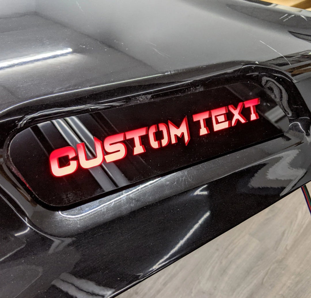 Custom Text LED Hood Badges Fits 20192023 Ram 1500® Etsy