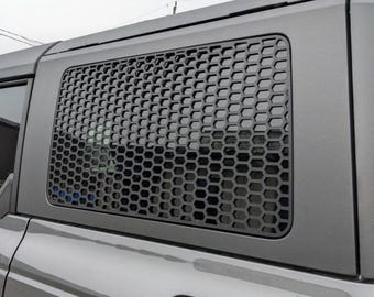 Rear Window Overlay Pair - Hex Pattern - Fits 2021+ Bronco®