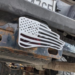 Tattered Flag Hitch Cover