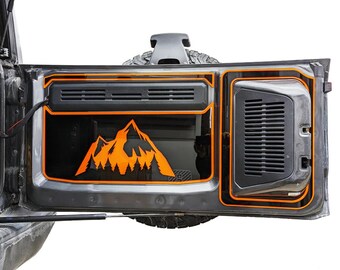 Tailgate Inside Accent Kit - Mountains  -Fits 2021 + Bronco - Multiple Colors Available