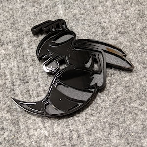 Hornet Fender Badges - Pair - Universal Fit - Gloss Black