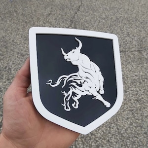 Charging Bull Badge - Fits 2009-2018 Dodge® Ram® Tailgate - 1500, 2500, 3500