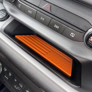 Upper Console Storage Pocket Inlay Badge - American Flag - Fits 2021+ Bronco® Sport - Multiple Colors Available