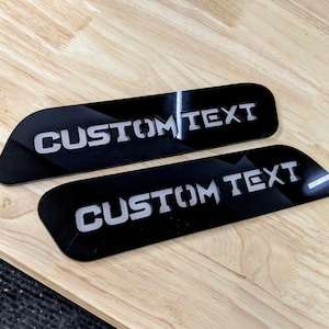 Custom Text Hood Badges - Fits 2019-2022 Ram 1500®