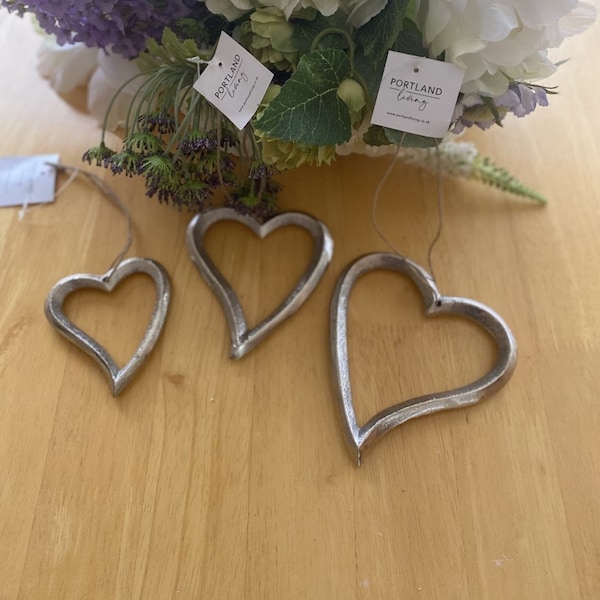 Metal Heart Wall Decor Etsy