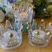 Glass Platinum Jubilee Crown T-Light Candle Holder w/FREE 4+ Hour Soy Wax T-Light Fragranced/Un-Fragranced w/ a choice up to 30+ Fragrances 