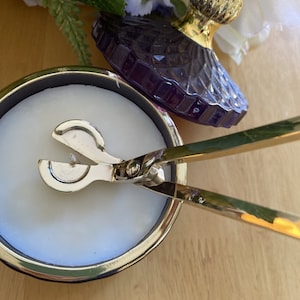 Candle Wick Trimmer - Gold or Silver (Perfect for Correct Burning of Candles)
