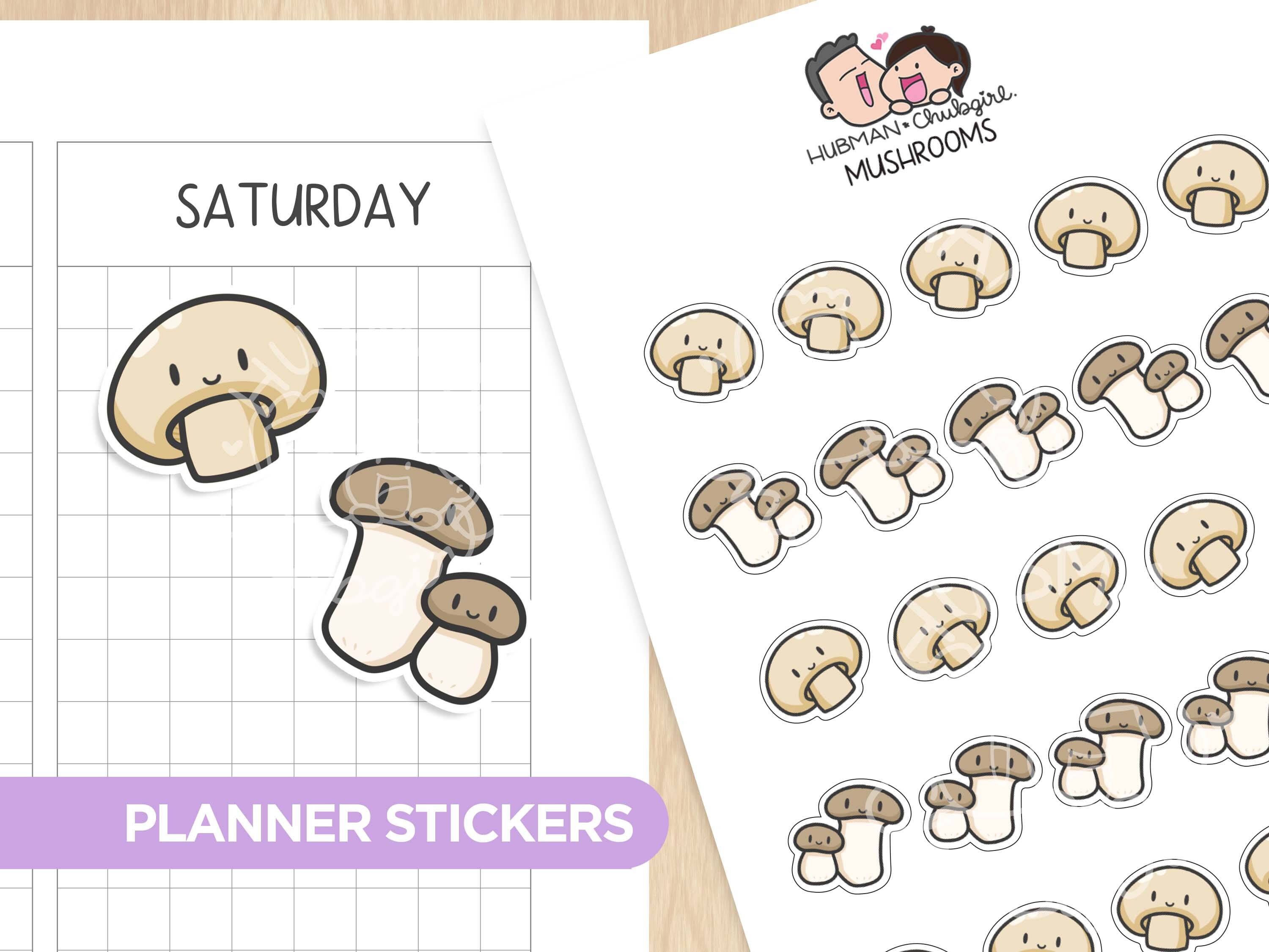 Paper &amp; Party Supplies Planner Sticker Sticker Sheet Mushroom spirits ...