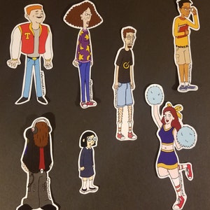 Serie de calcomanías de la escuela secundaria