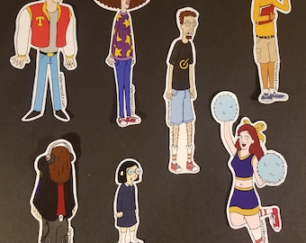 Stickerreeks middelbare school