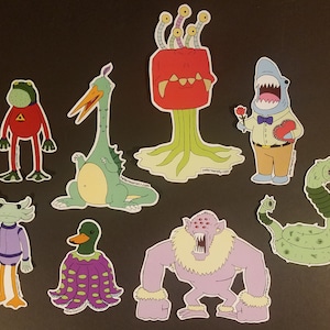 Alien Sticker Series