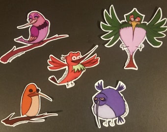 Stickerreeks kolibrie