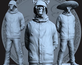 Liam Gallagher Resin Statue | Fan Art Collectible | 2025 Oasis Tour Outfit | Adidas Bucket Hat