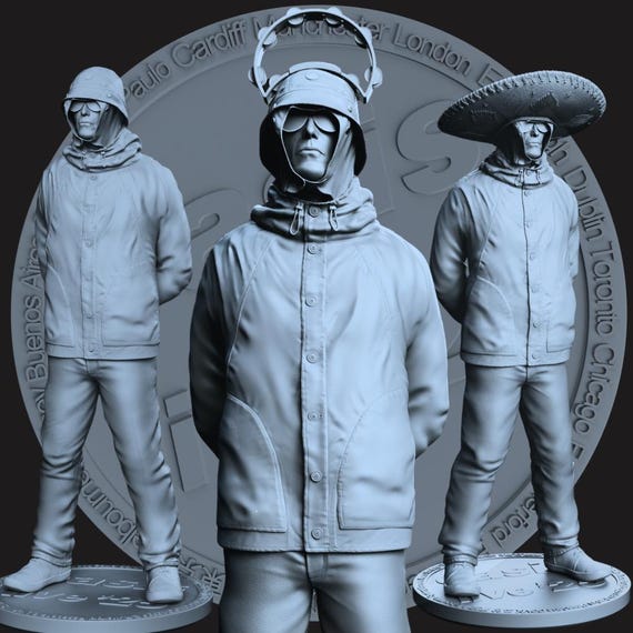 Liam Gallagher Resin Statue | Oasis Fan Art | 2025 Tour | Adidas