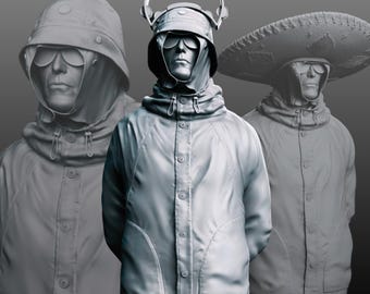 Liam Gallagher Resin Statue | Oasis Fan Art | 2025 Tour | Adidas Bucket Hat and Sombrero