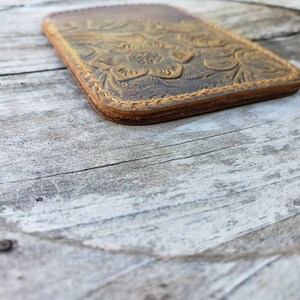 Minimal Wallet, Credit Card Holder, Slim Full Grain Leather wallet, Small Womens Wallet, Minimalist Wallet, Front Pocket Wallet, Mens Wallet image 5