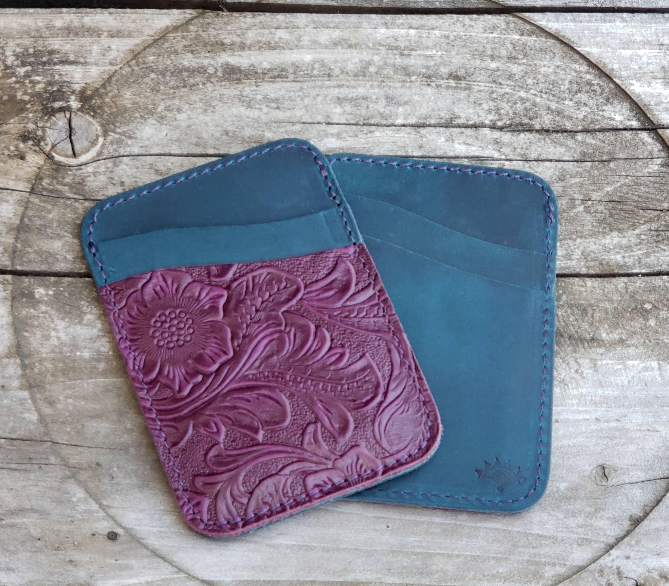 women's slim wallet credit card