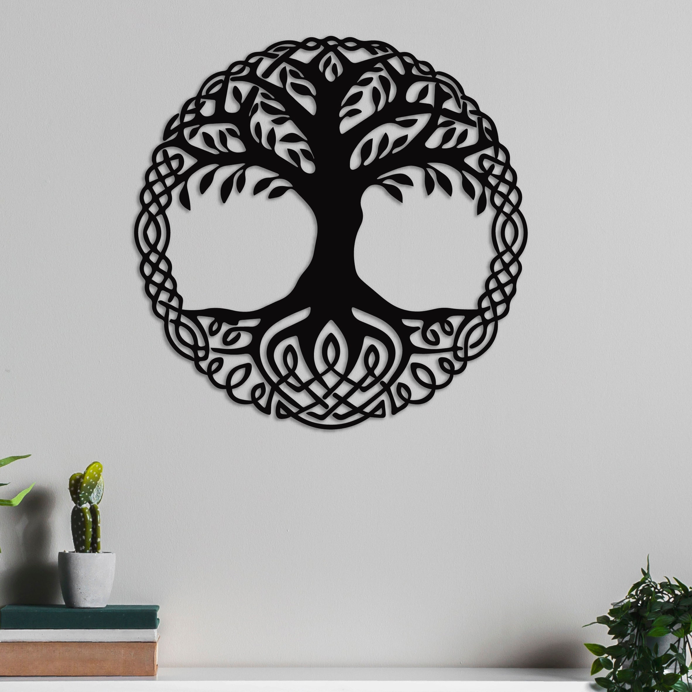 Yggdrasil Metal Wall Art, Vikings Tree of Life Symbol, Great