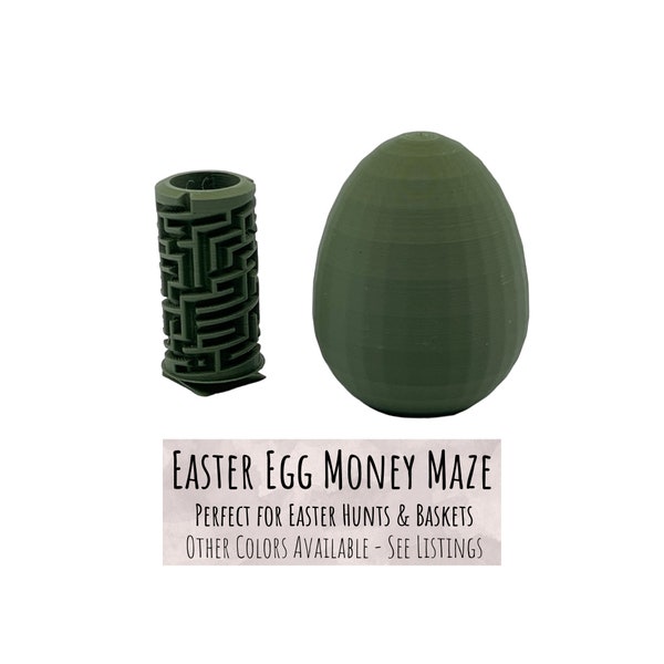 Easter Egg Money Maze | Green Easter Eggs  Easter Basket Stuffer | Teen Easter Gift | Easter Egg Hunt | Easter Money Gift | Money Maze Gift