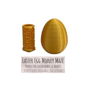 Easter Egg Money Maze, Easter Gift, Easter Basket Stuffer, Teen Easter Gift, Boy Easter Gift, Golden Egg, Easter Egg Hunt, Girl Easter Gift