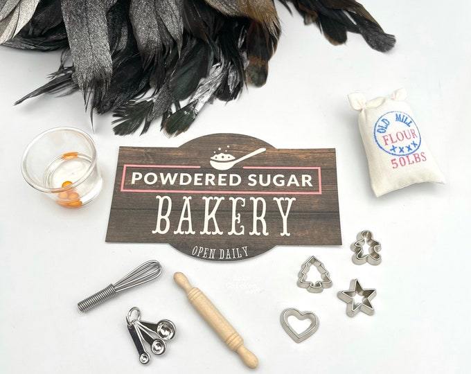 Powder Sugar Bakery Elf Inspired Scene Etsy