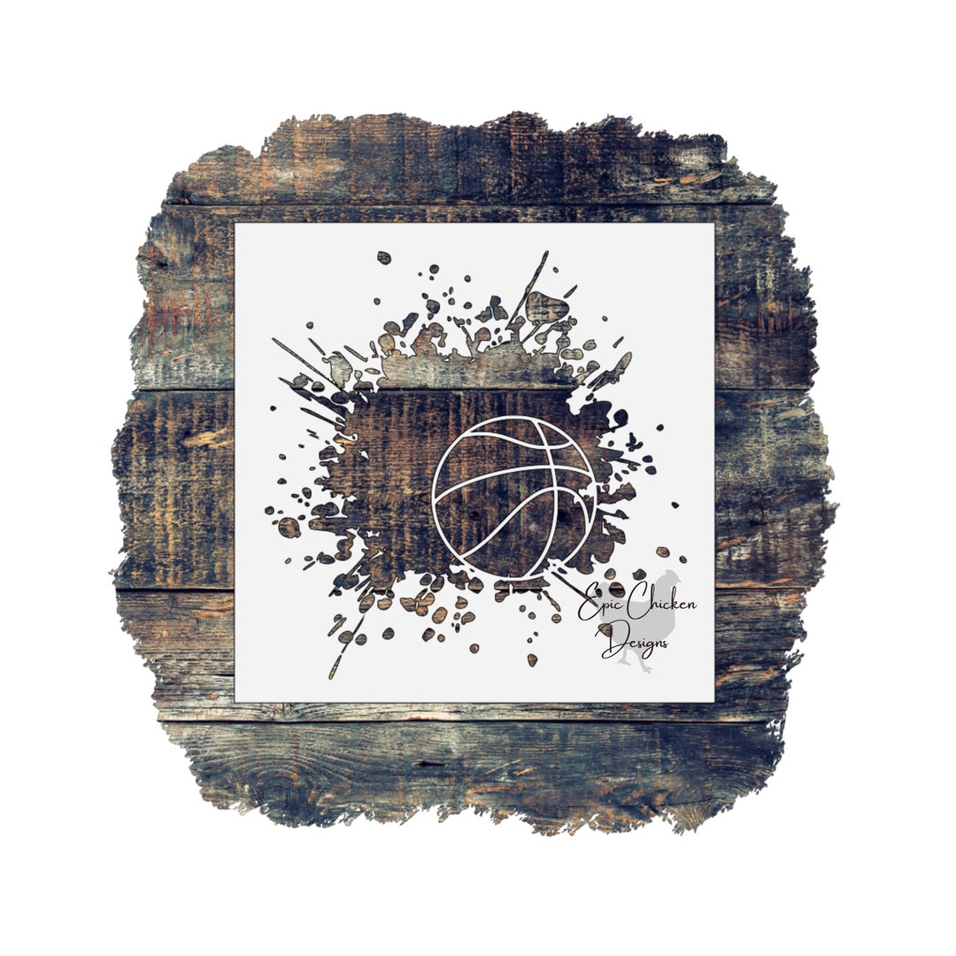 Bleach Basketball Stencil Basketball Stencil Bleach Stencil Basketball