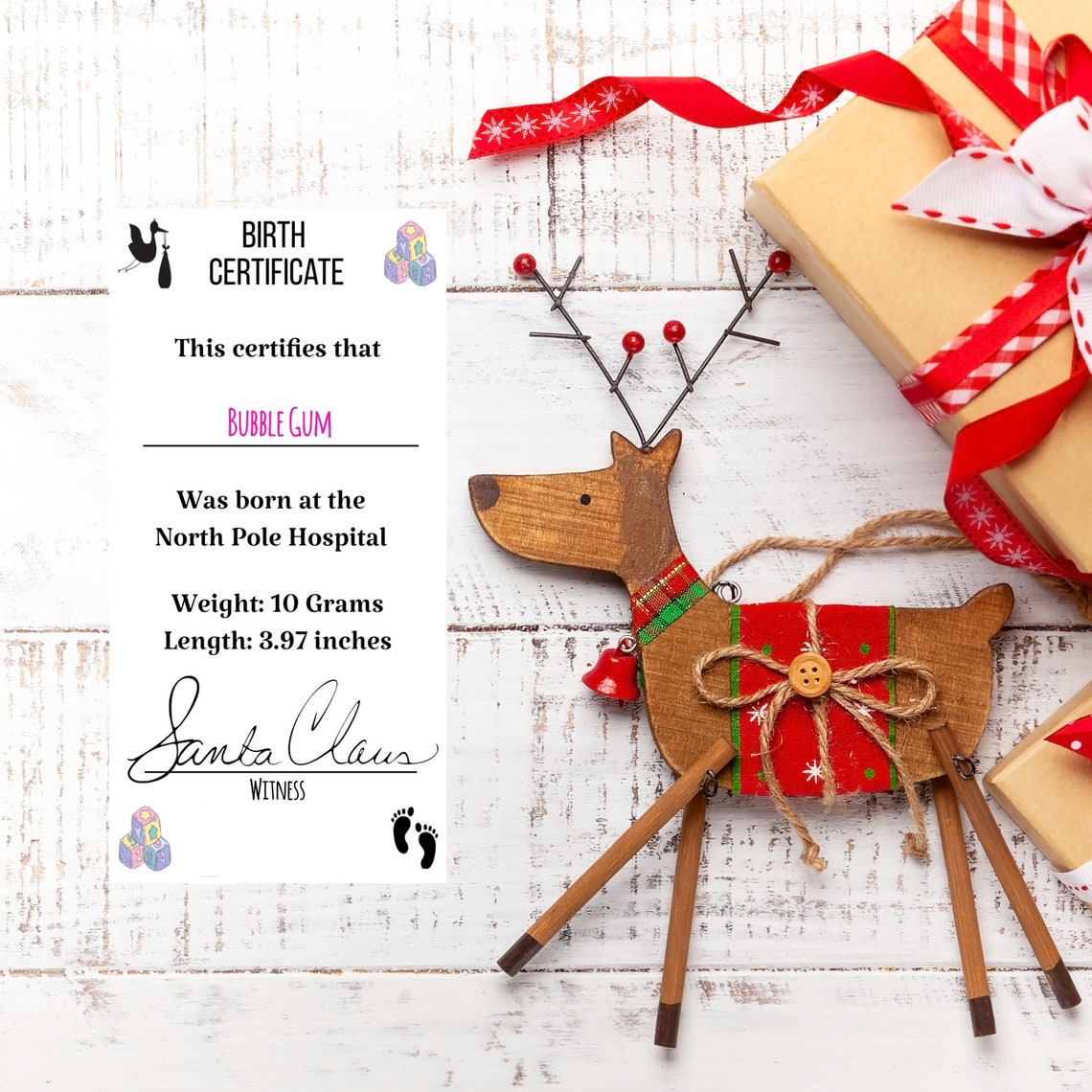 Printable Elf Birth Certificate Printable Elf Birth Certificate