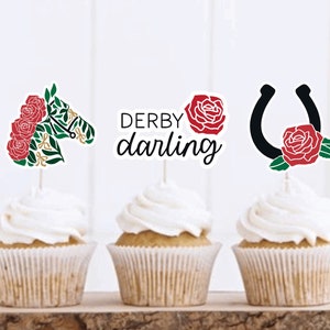 Derby Party Decorations Derby Cake Topper Derby Bridal Shower Horse Derby Theme Horse Party Decorations off to the Races Horse Race Etsy