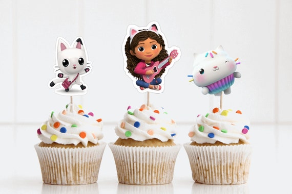 Topper per cupcake della casa delle bambole di Gabby Etsy Italia