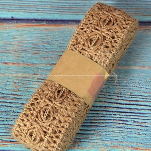 2 yard 15 inch Burlap Ribbon Jute Rustic Ribbon Country Wedding Burlap Wedding Burlap Rustic Wedding Craft supplies ki048-2