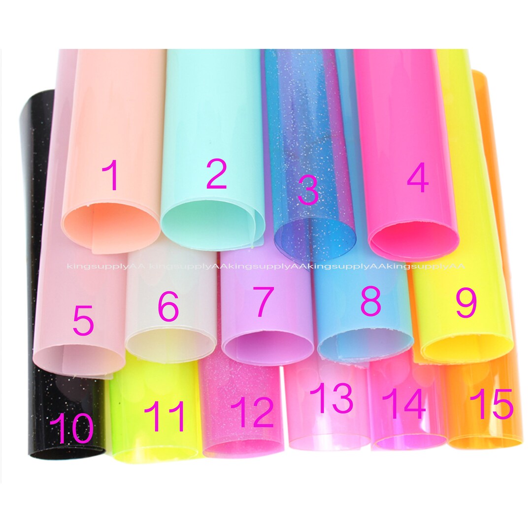 Jelly Sheets Vinyl Fabric Sheets Diy Hair Bows Making Earring Making