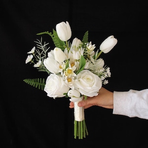 white Wedding Bouquet design Romantic Summer bridal bouquet Flower Bridesmaid bouquets Bridal Bridesmaid Bouquet Botanic fr054