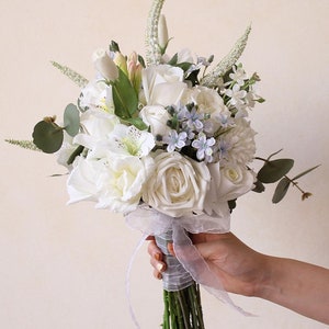 white flower design Wedding Bouquet Romantic Summer bridal bouquet Flower Bridesmaid bouquets Bridal Bridesmaid Bouquet Botanic fr051