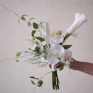 Design Wedding Bouquet white Bouquet design Romantic bridal bouquet Flower Bridesmaid bouquets Bridal Bridesmaid Bouquet Botanic fr060