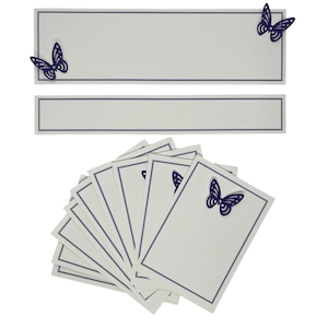 Plano de mesa de casamento borboleta DIY Plano de assentos SOMENTE cartões de mesa de qualquer cor