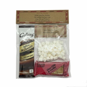Santa Hot Chocolate Biscuits & Marshmallows Stocking Filler Christmas Eve Box