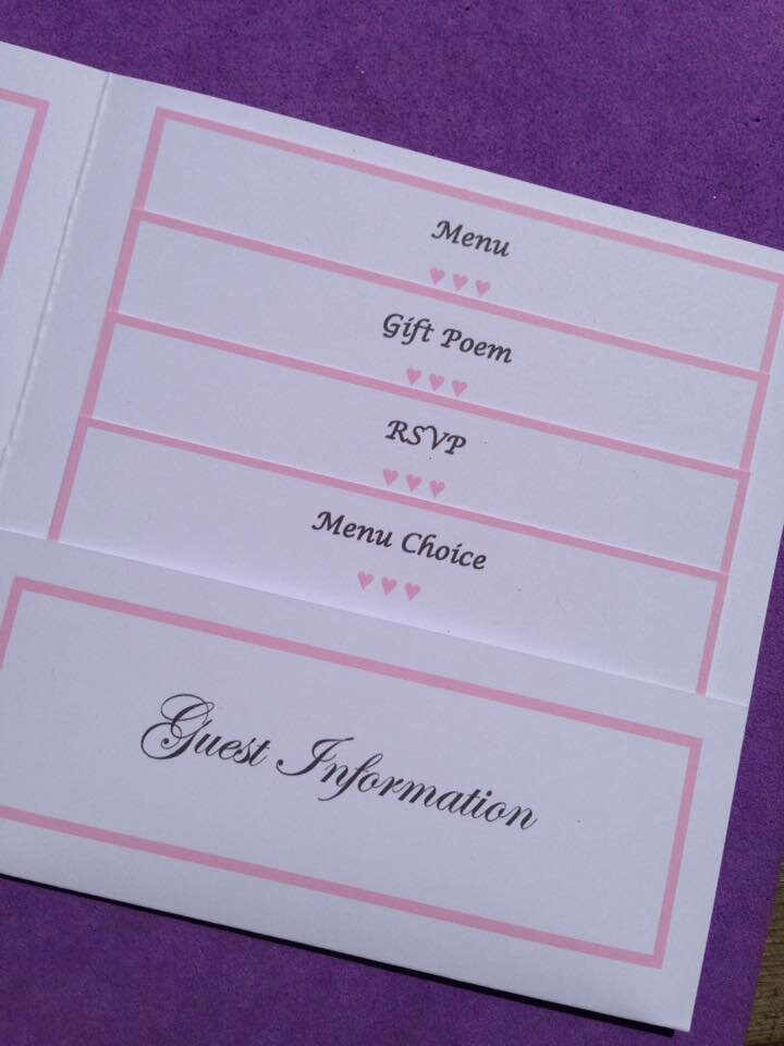 Personalised Wedding Invitation Anniversary Vow Renewal Including 4 ...