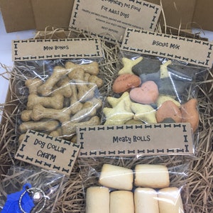 Personalisierte Hund behandeln Geschenk-Box, Weihnachten, Geburtstag