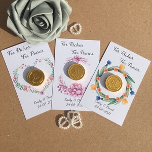 10 x personalizzato per ricchi per il cioccolato più poveri matrimonio favorisce il regalo di ringraziamento