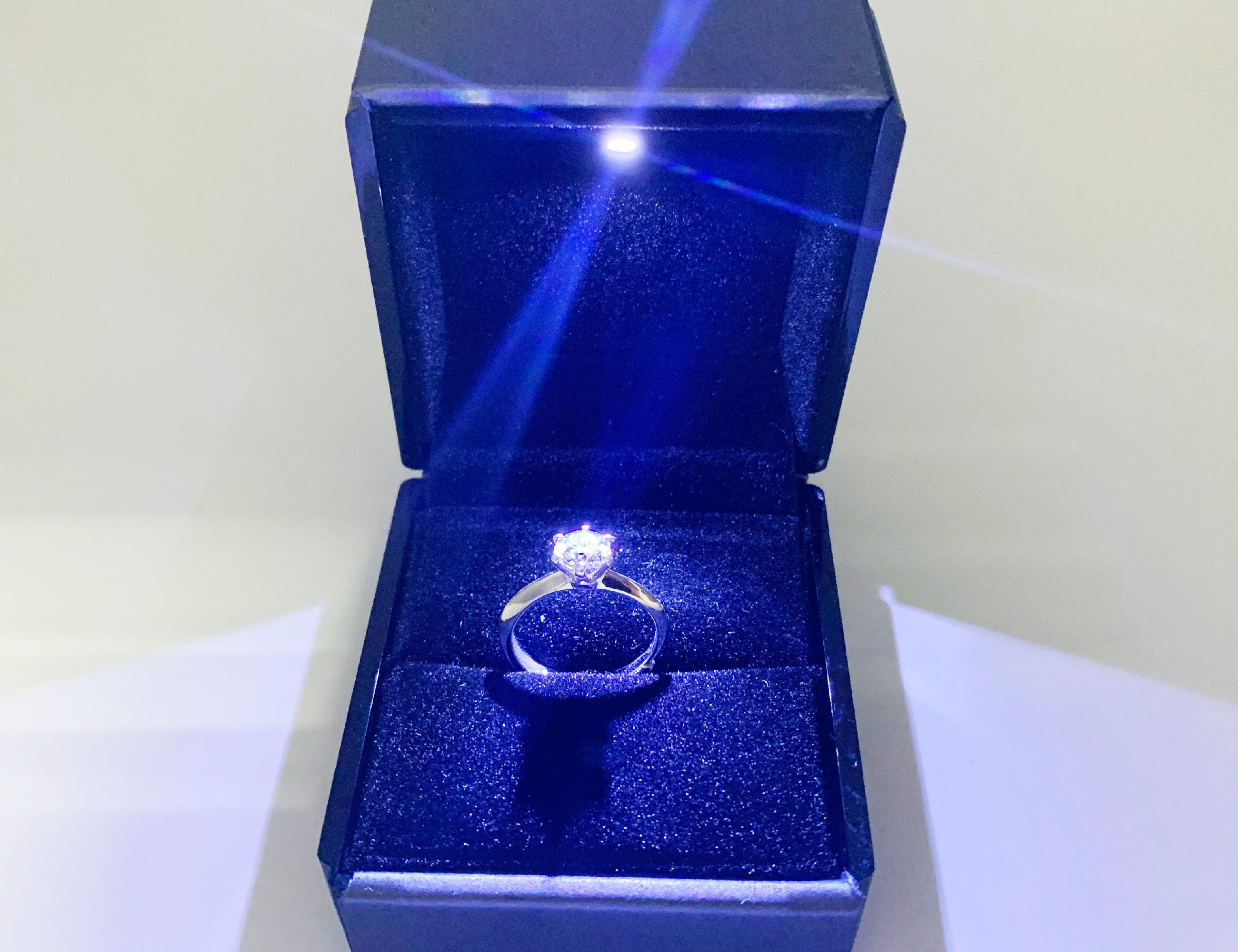 Fashion Wedding Engagement Proposal Diamond Ring, One Size Adjustable