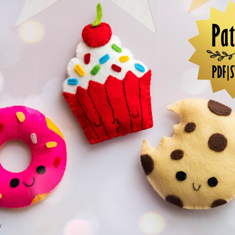 Felt Cupcake - Etsy