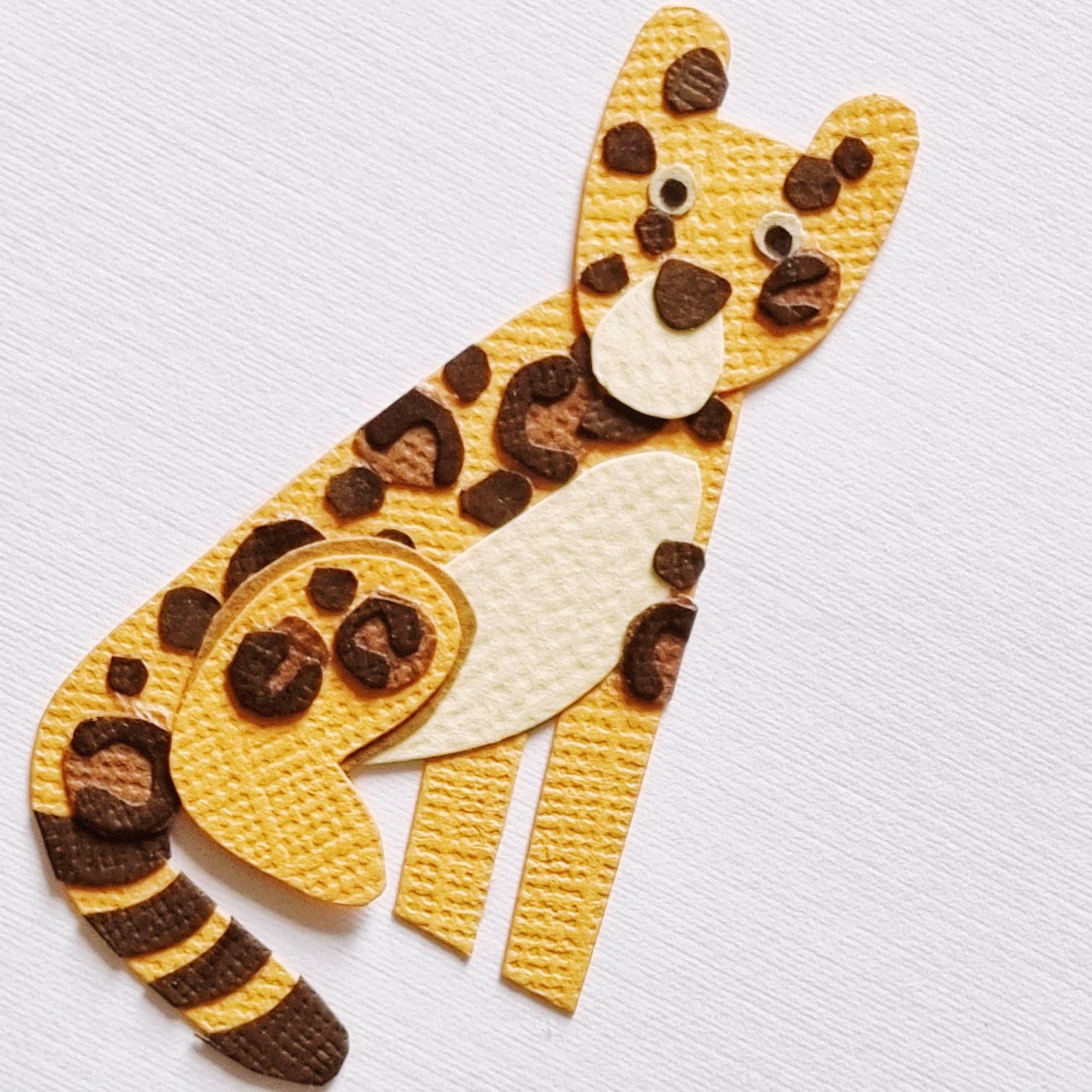 Animal Illustrations Handmade Paper Animals Original Paper Etsy