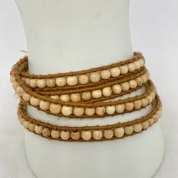 Chan Luu Beaded Wrap Bracelet