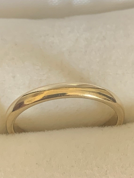 Samuel Hope 9K Yellow Gold Band Ring - image 2