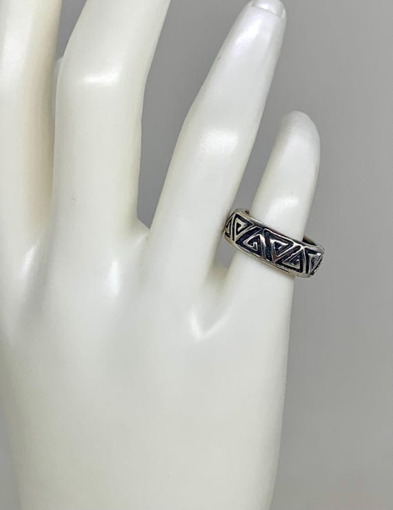 Silver Cloud Infinity Triangle Sterling Silver Ba… - image 6