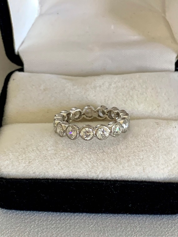 Sterling Silver CZ Stackable Band Ring - image 5